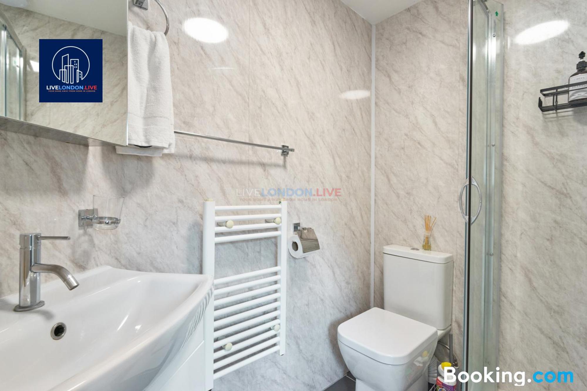 Apartament Last-minute Escape L Sleeps Up To 4 Guests L One-bedroom With King Bed And High Ceilings Near Camden By Live Short Lets & Serviced *