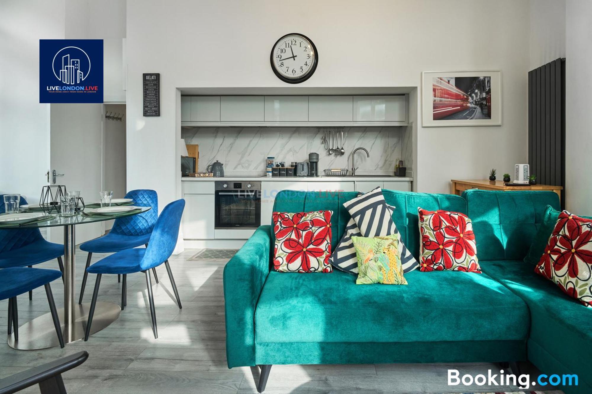 Apartament Last-minute Escape L Sleeps Up To 4 Guests L One-bedroom With King Bed And High Ceilings Near Camden By Live Short Lets & Serviced Londra